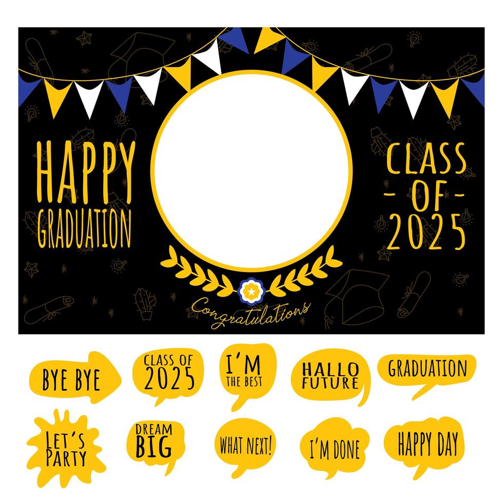 Graduation Background Concept vector