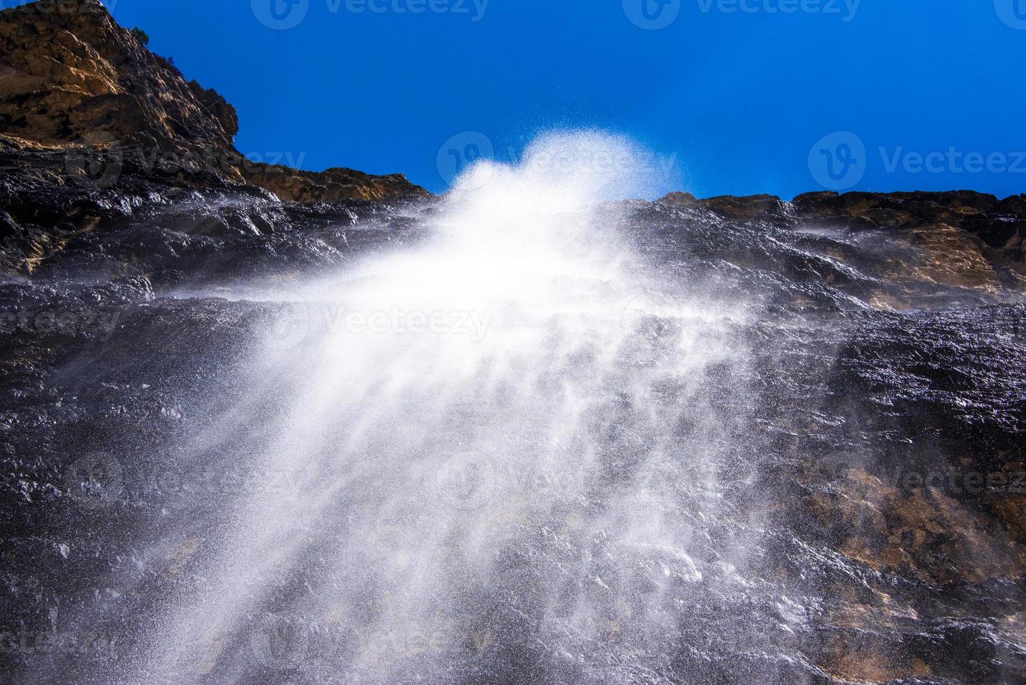 Val Travenanzes waterfalls photo