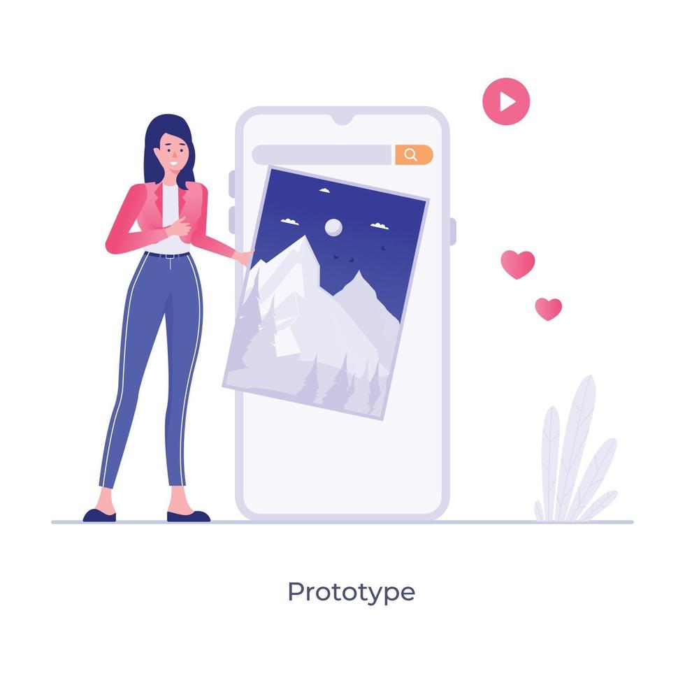 Prototype and Design vector