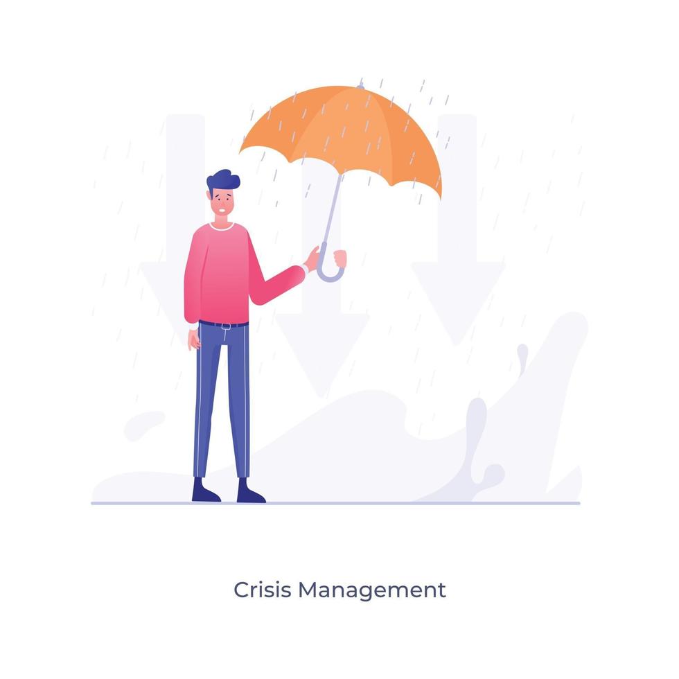 Crisis Management Elements vector