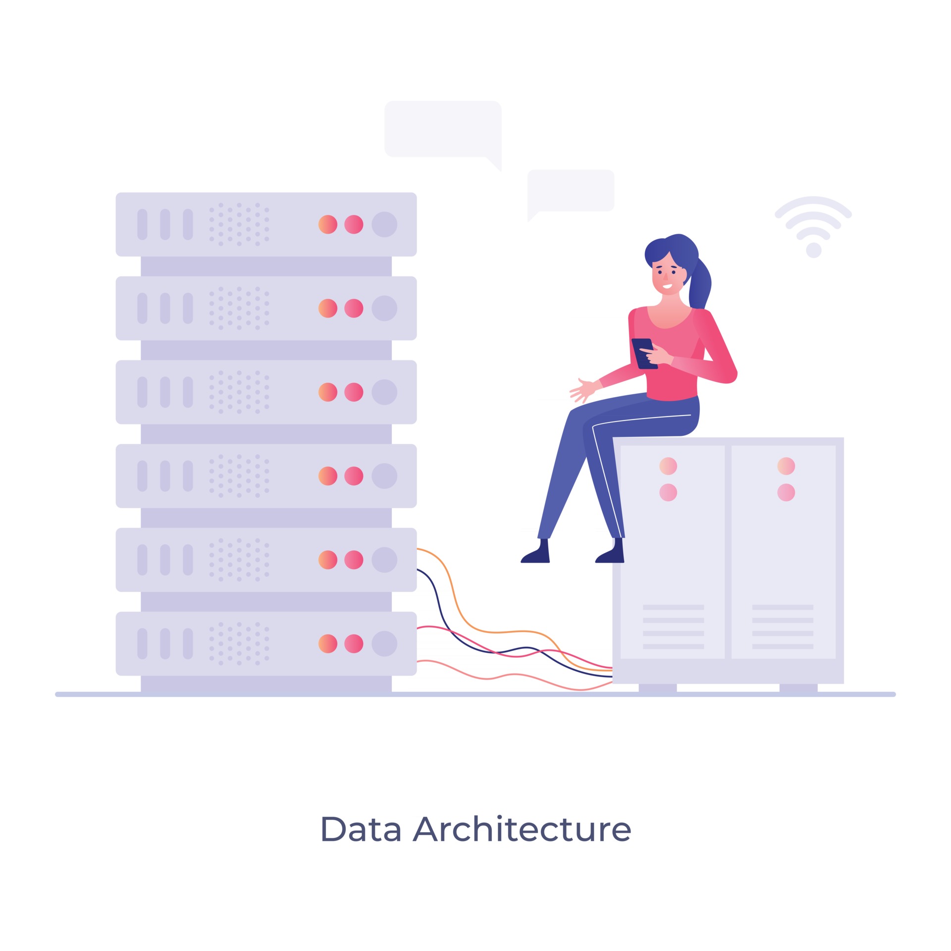 Data Architecture Elements 2452710 Vector Art at Vecteezy