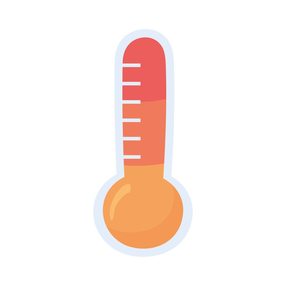 termómetro medir el clima vector