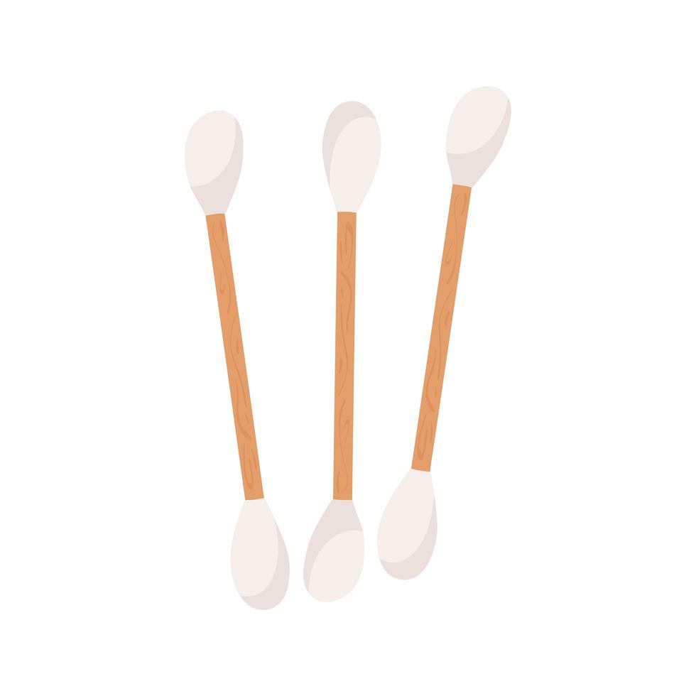 cotton ear swab vector