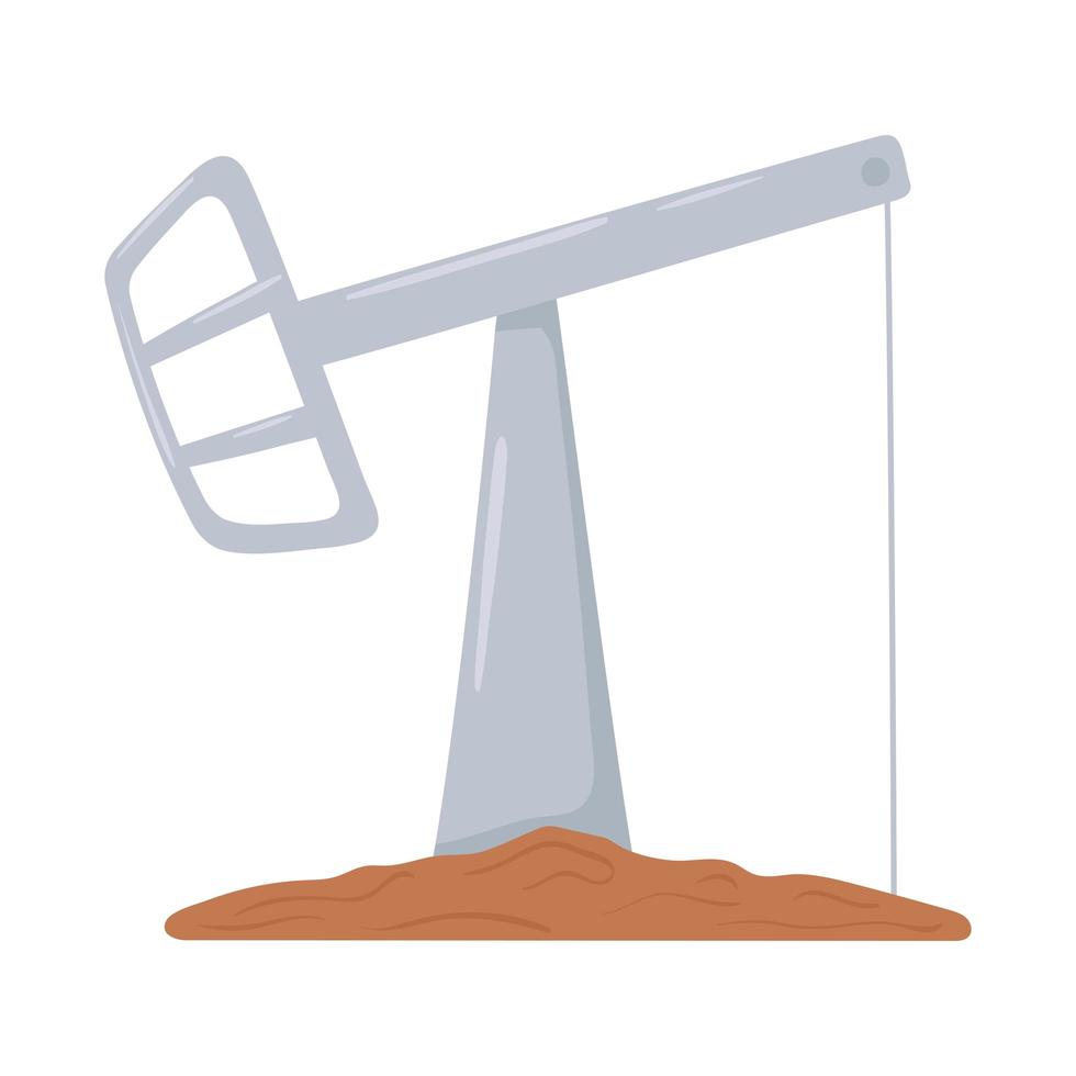 oil industry pumpjack vector