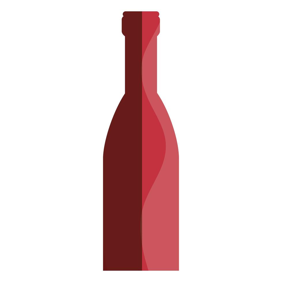 bebida de botella de vino vector