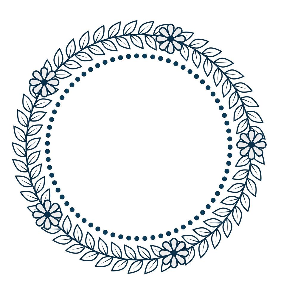 decorative frame icon vector