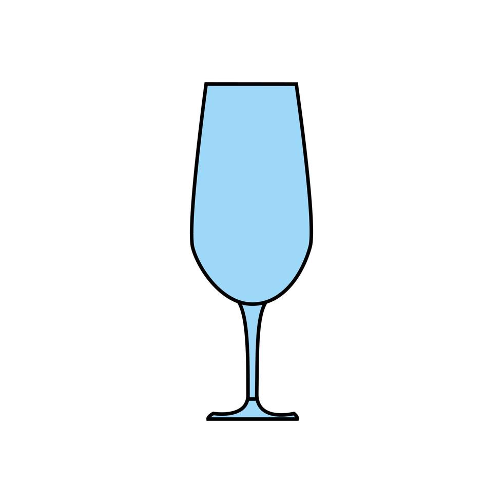 wine glass icon vector