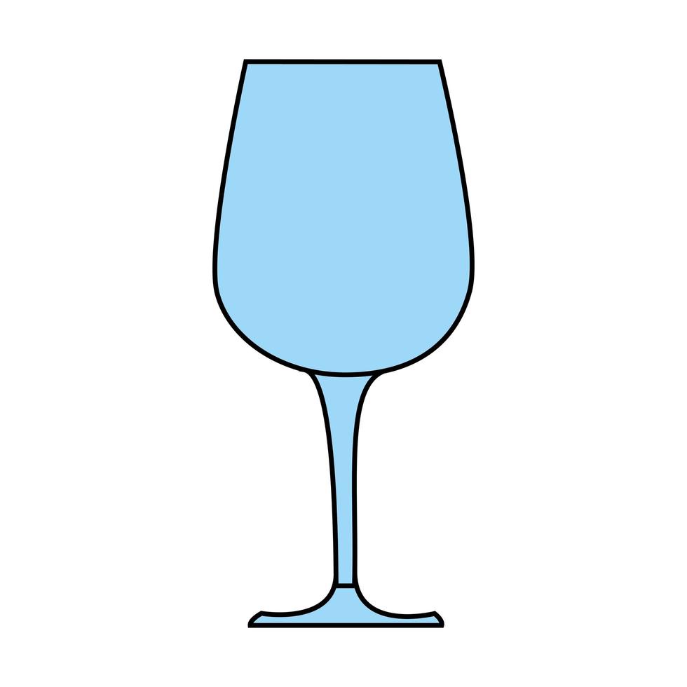 wine glass icon vector