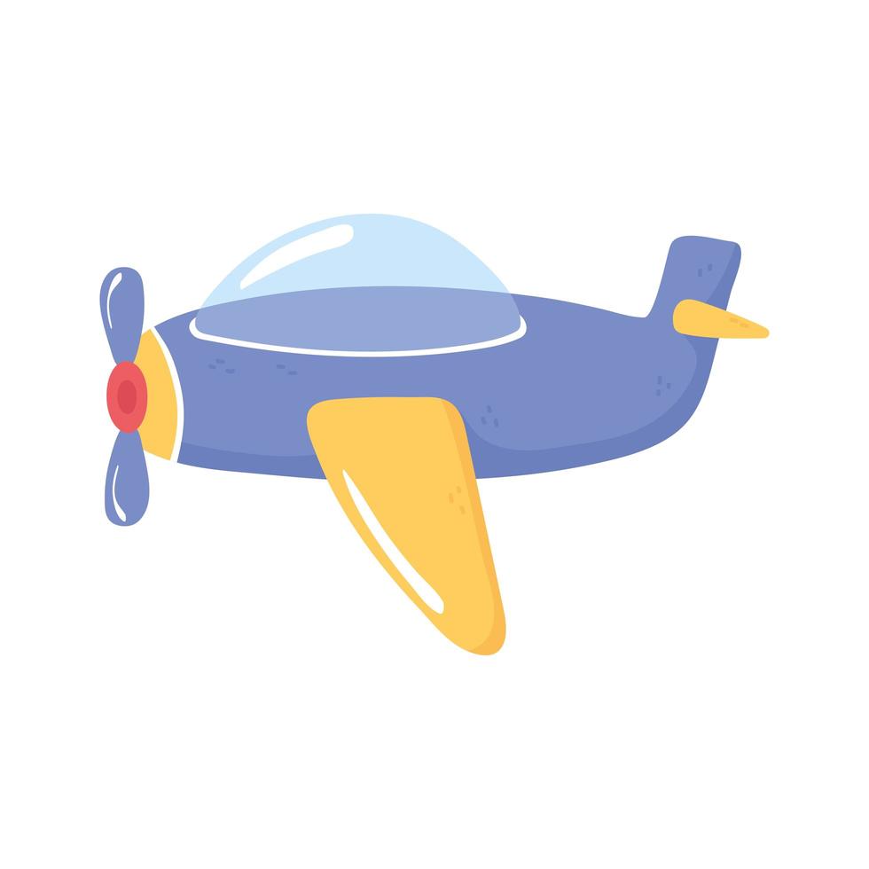 plane transport toy vector