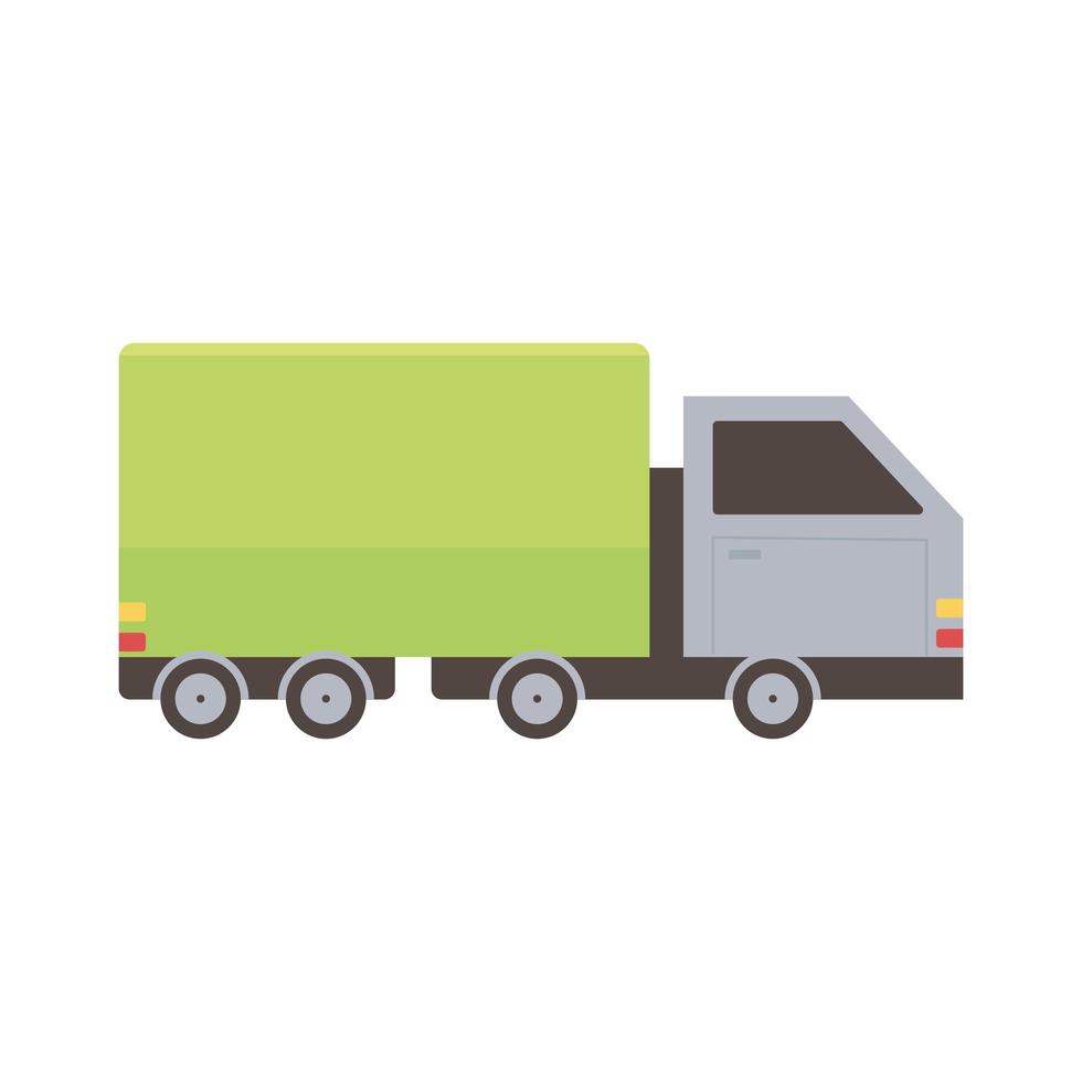 truck transport commercial vector