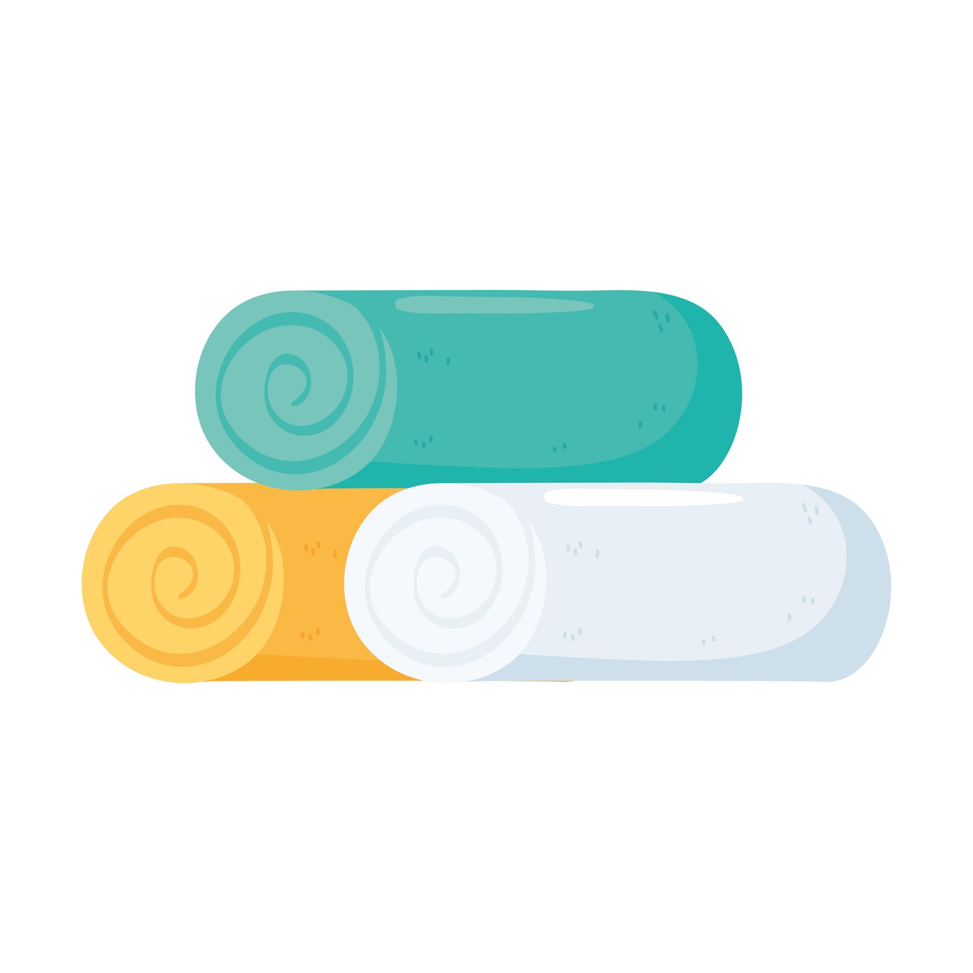 towels rolls isolated 2453136 Vector Art at Vecteezy