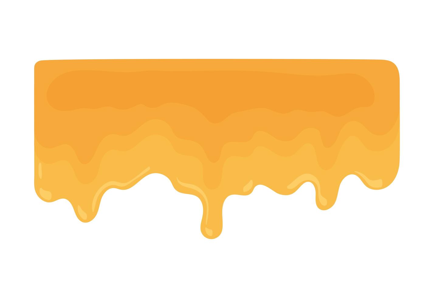 melted sweet honey vector