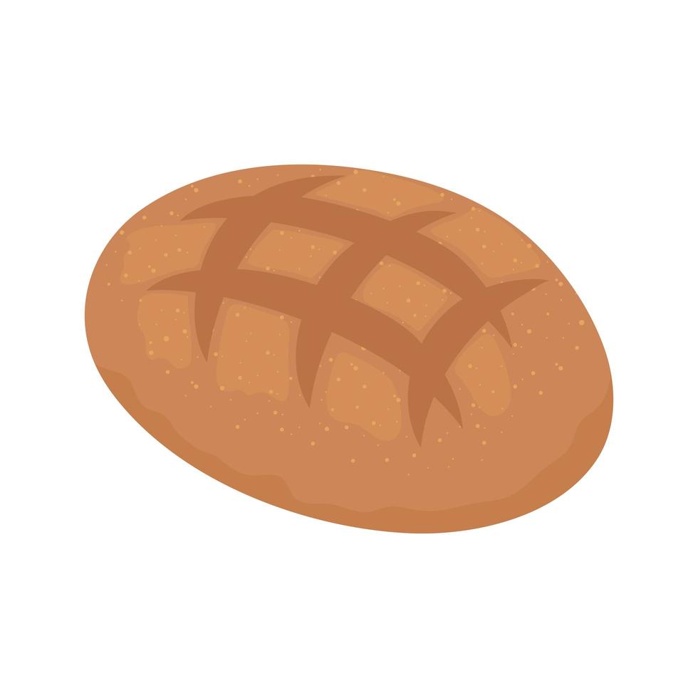 loaf bread fresh vector