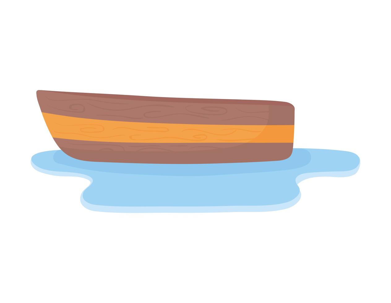 boat on water vector