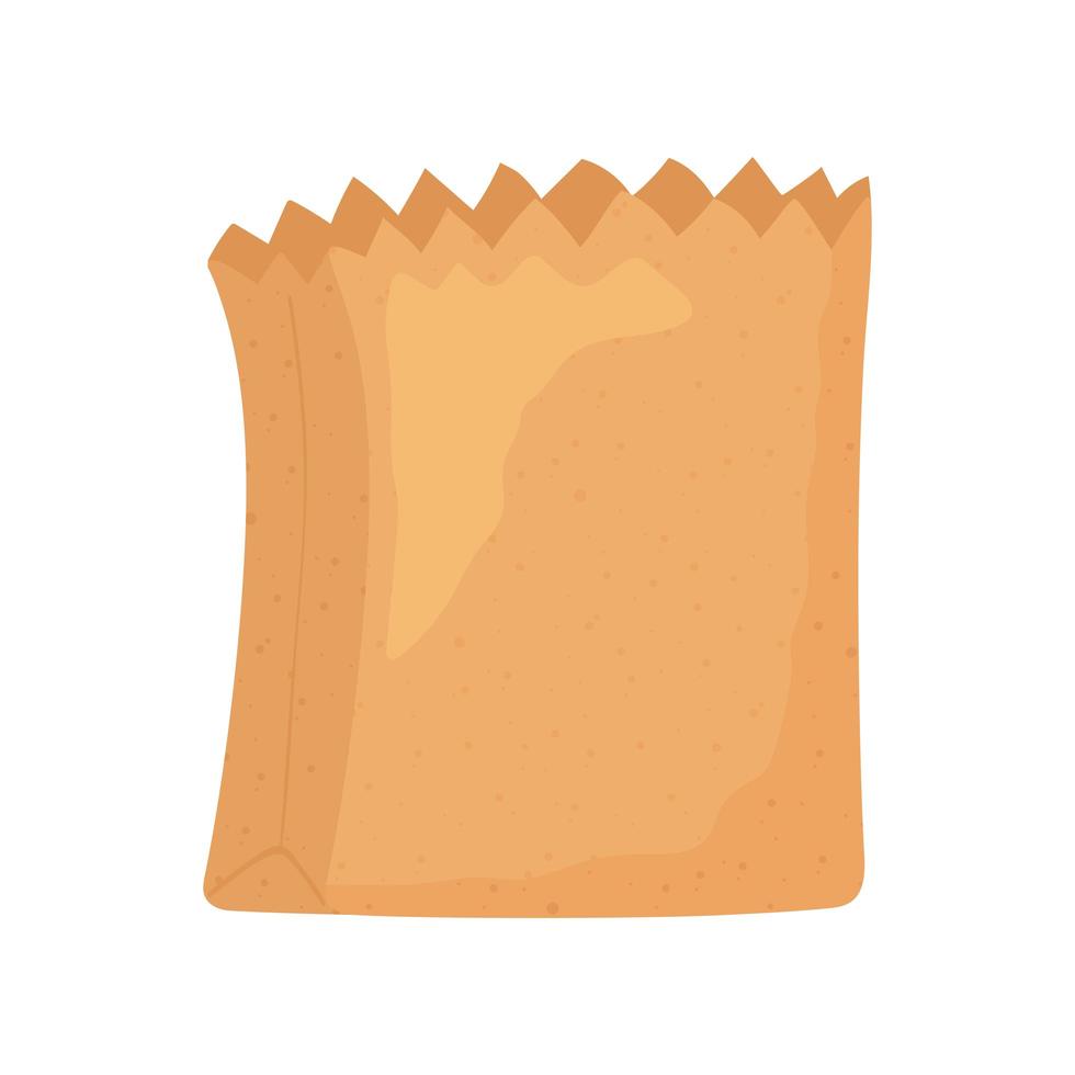 paper grocery bag vector