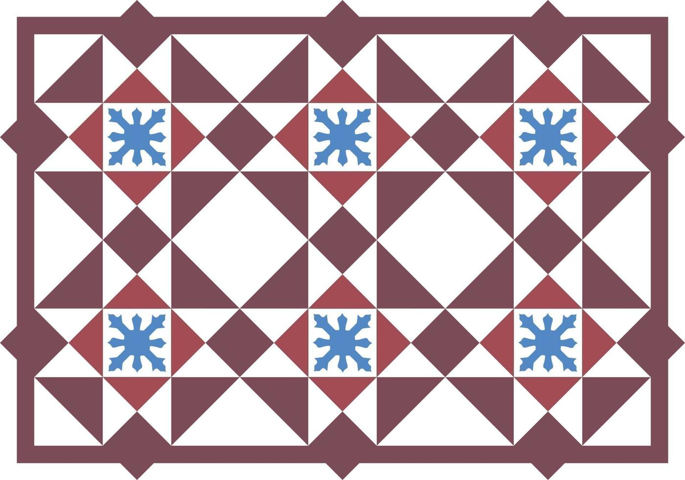 Vintage peranakan seamless pattern vector