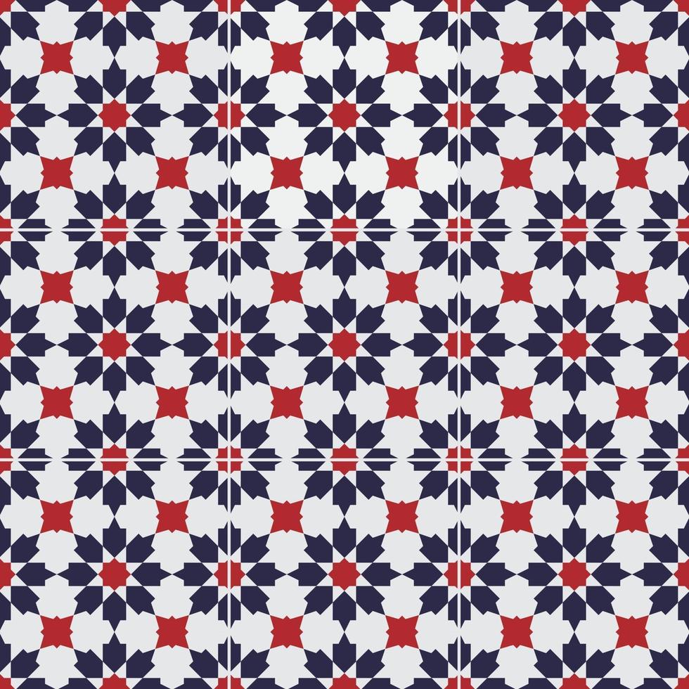 Original Peranakan Tile seamless floral pattern Malaysia vector