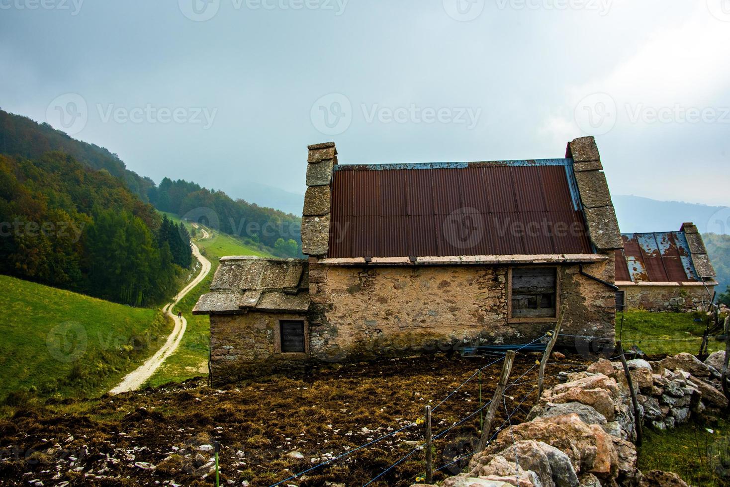 Abandoned stable in the Lessinia Park photo