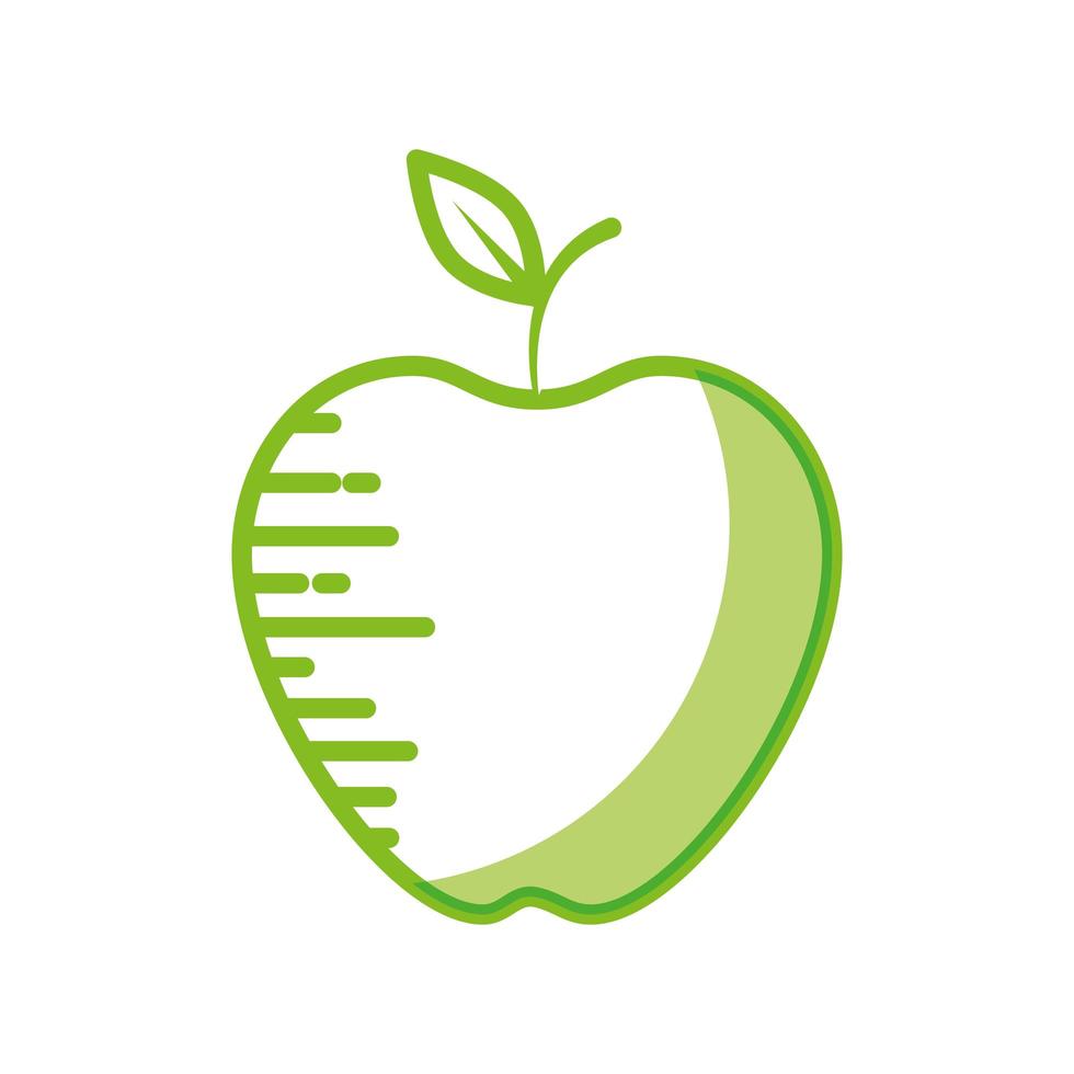 Delicious apple fruit vector