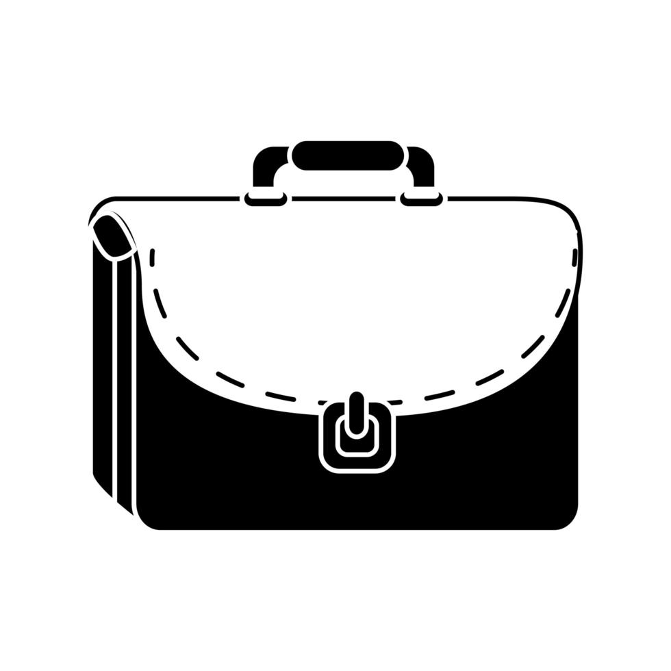 Business briefcase isolated vector