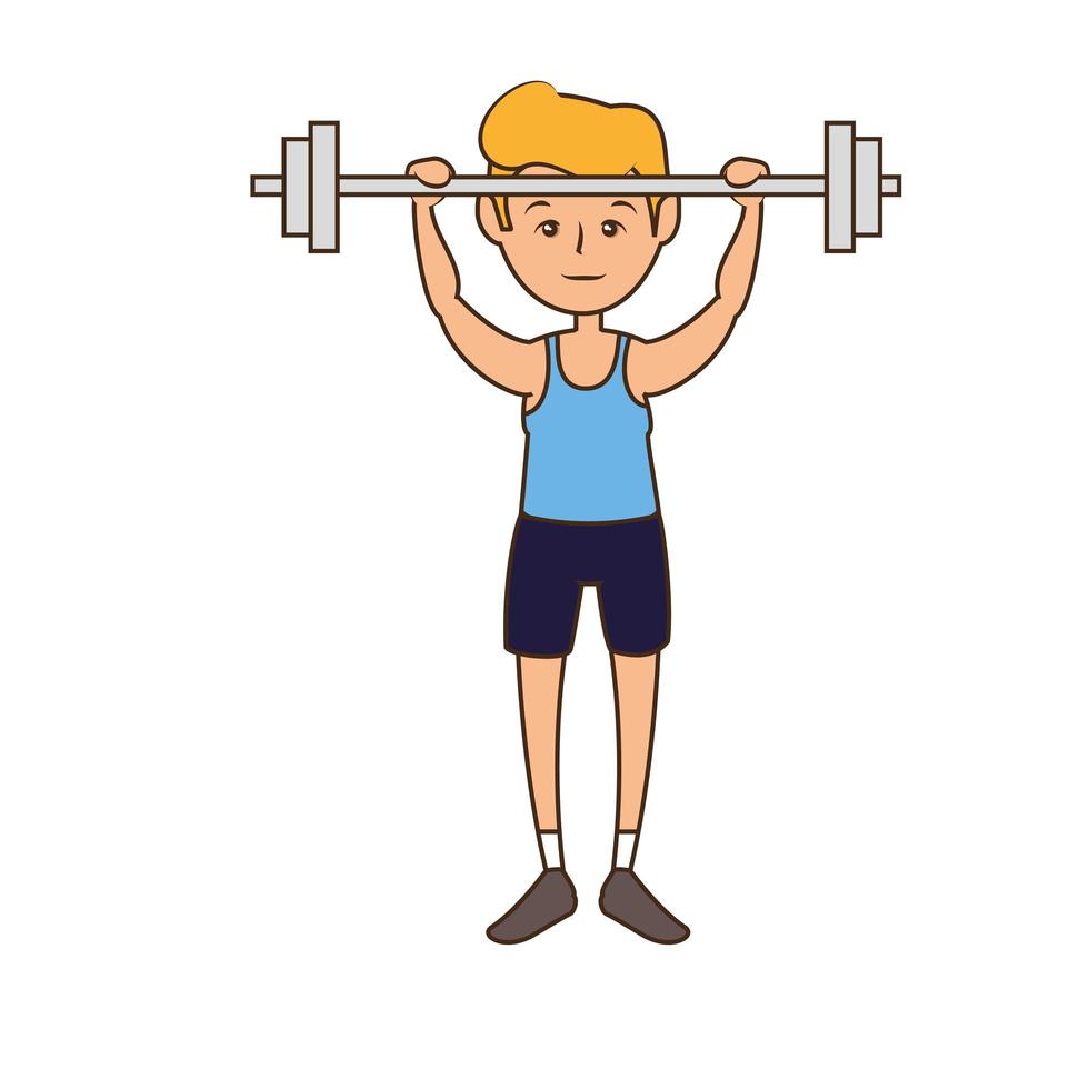 diseño de estilo de vida fitness vector