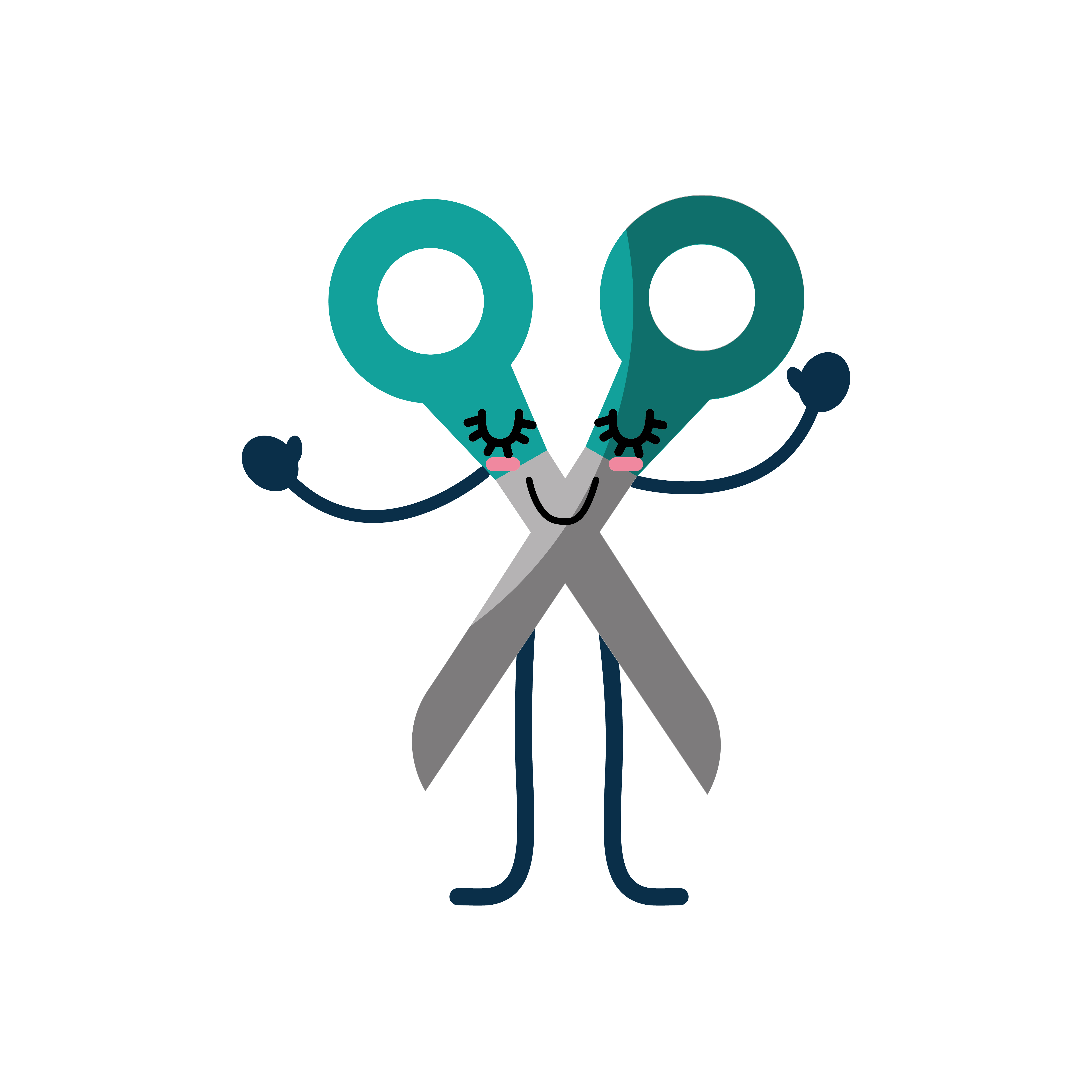 Scissor cute cartoon 2453853 Vector Art at Vecteezy