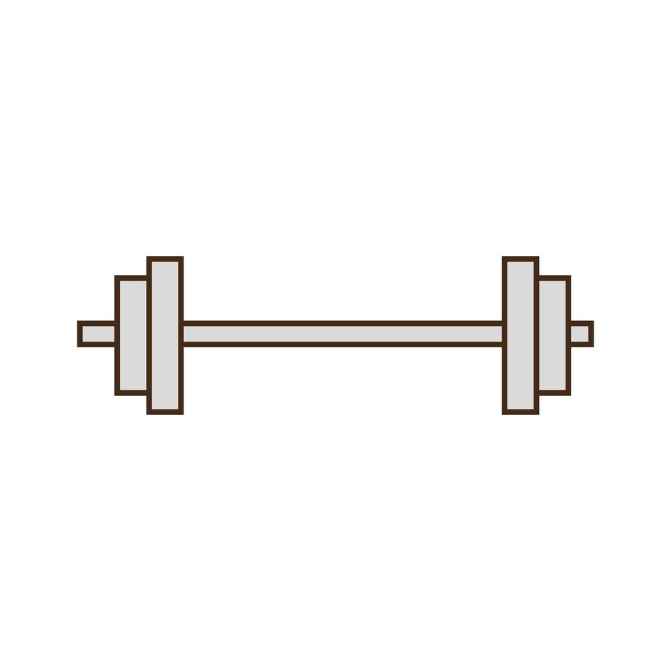 dumbbell icon image vector