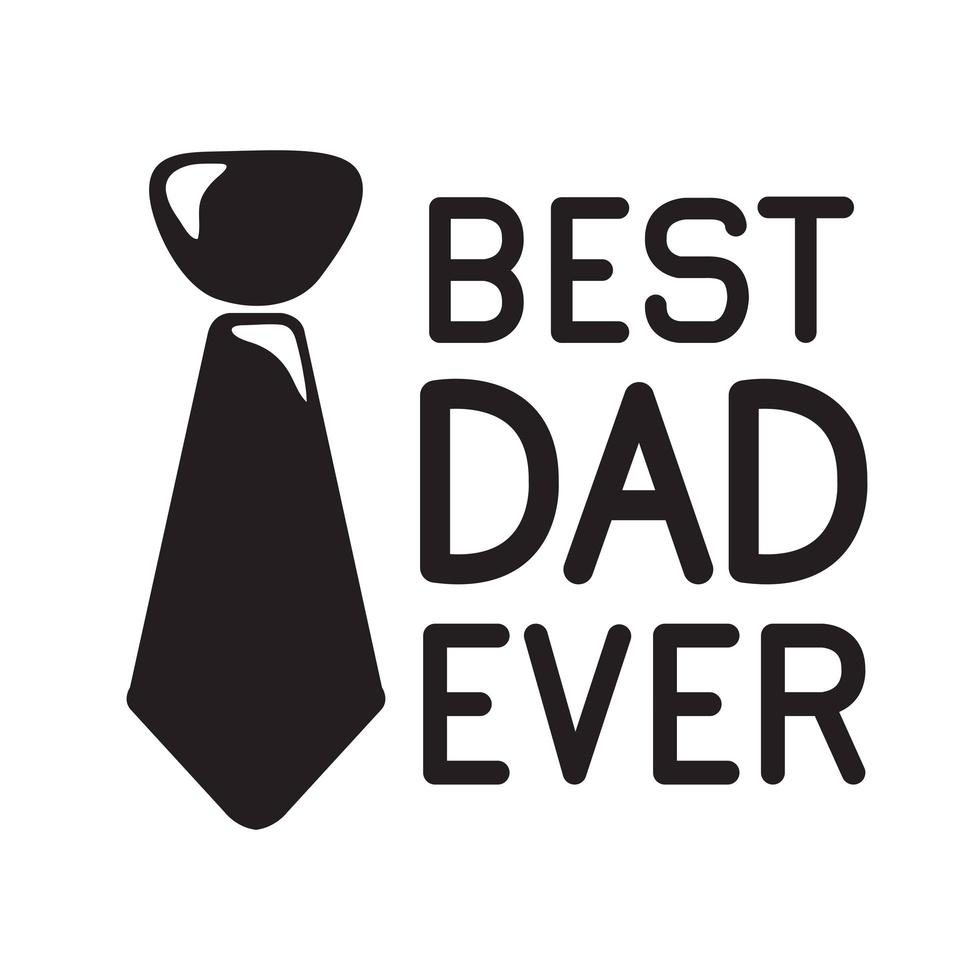 best dad ever message vector