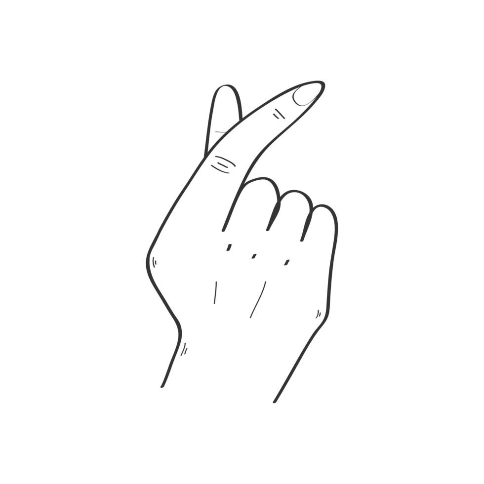 easy hand expression vector