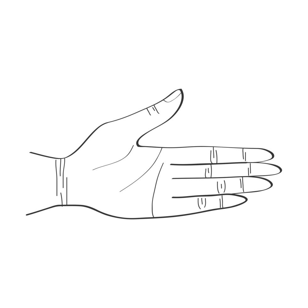 receiving hand expression vector