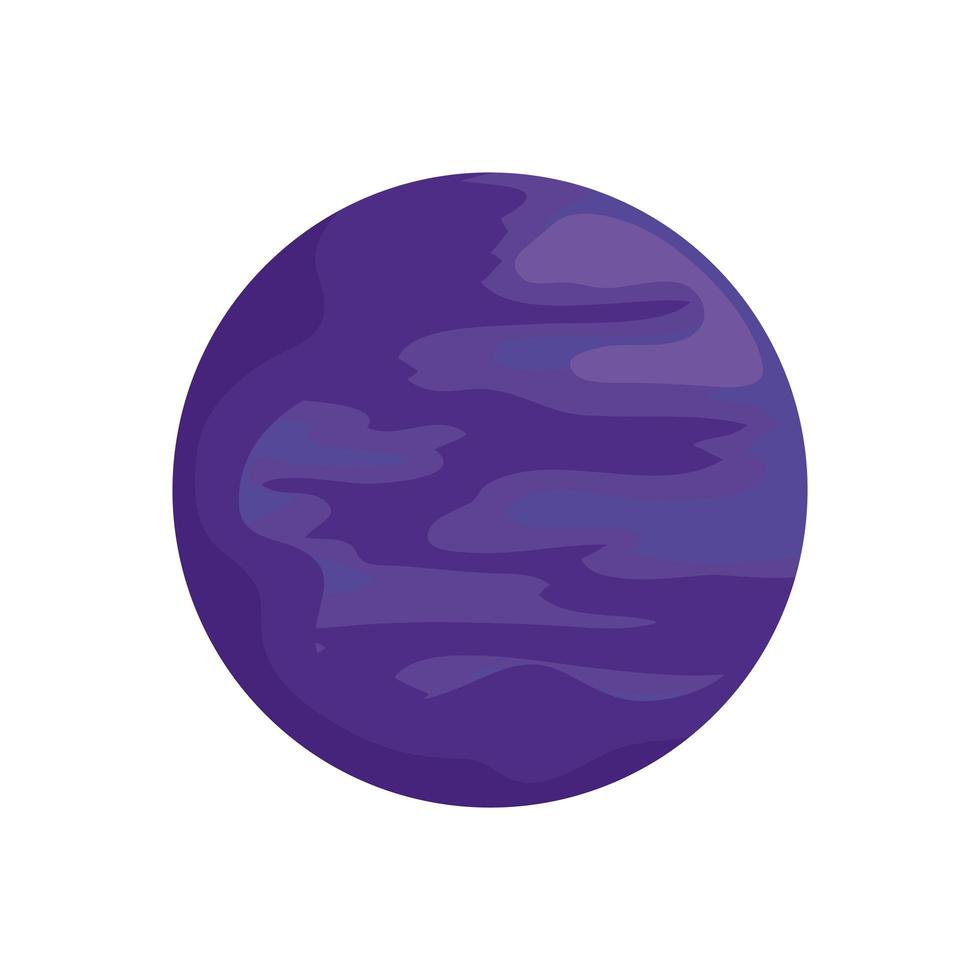 space purple planet vector