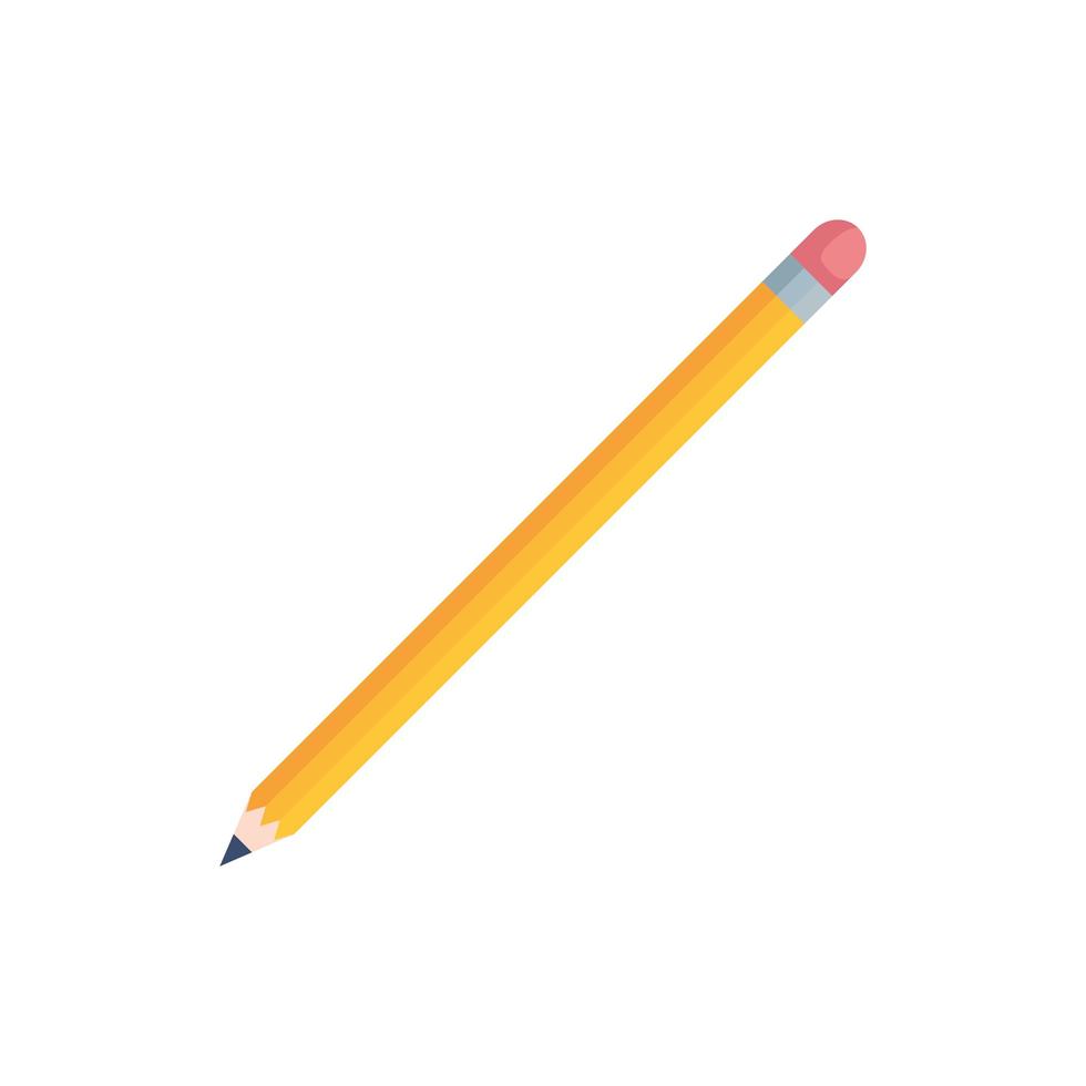 pencil school supply vector