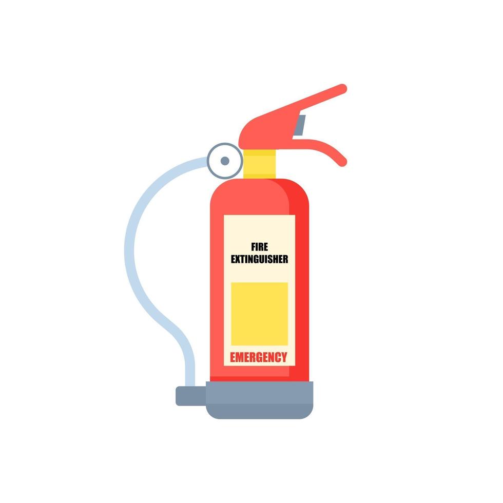 Fire extinguisher free vector illustration design icon