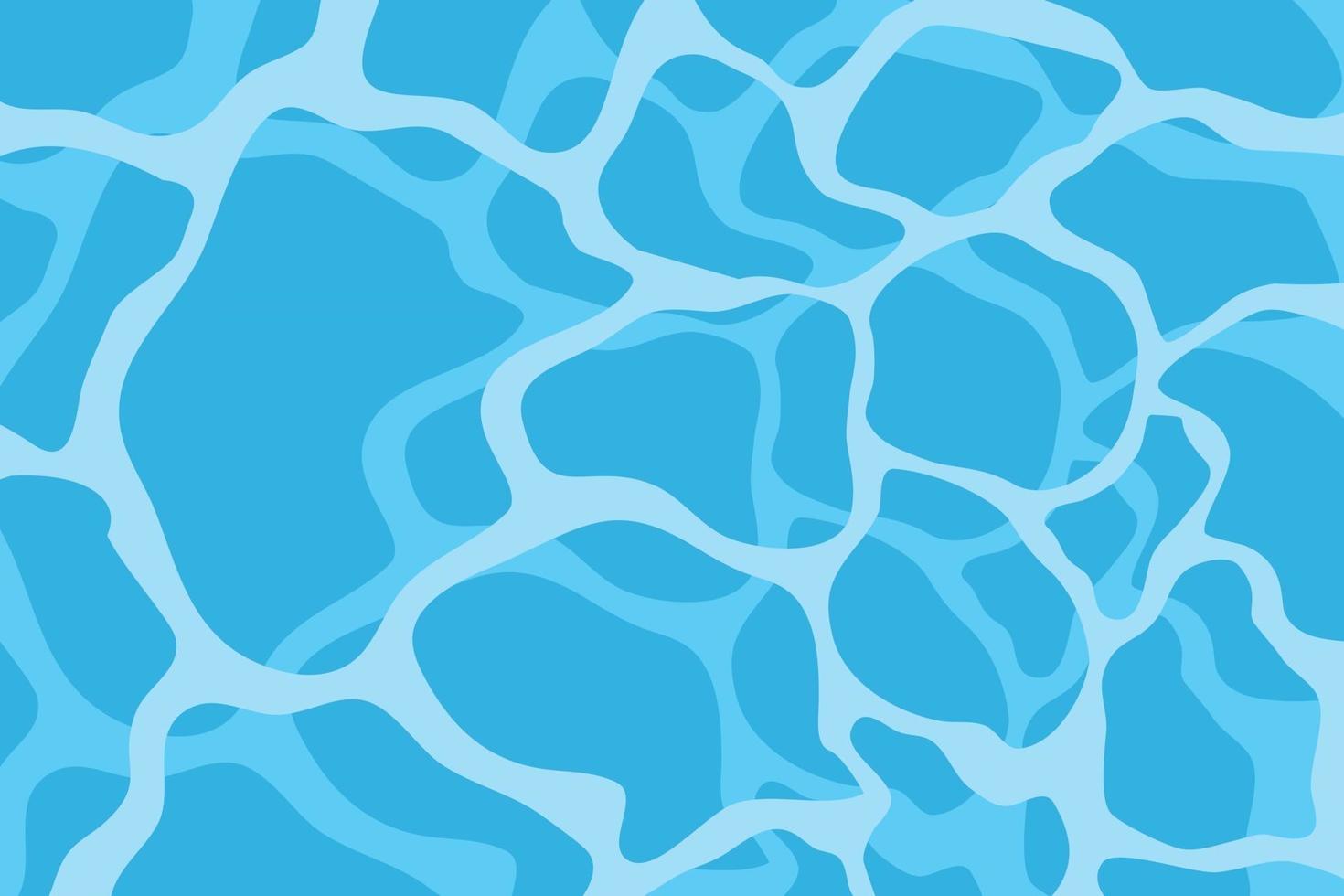 Blue water surface background vector