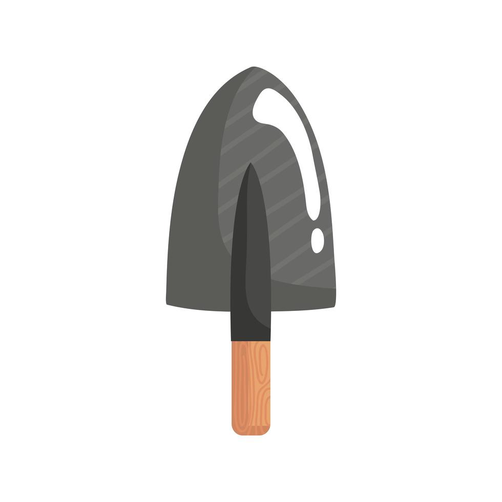 shovel tool gardening isolated icon vector