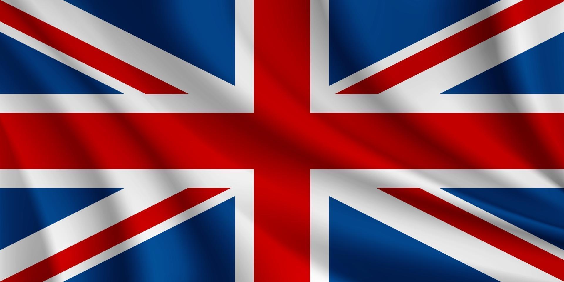 united kingdom flag vector