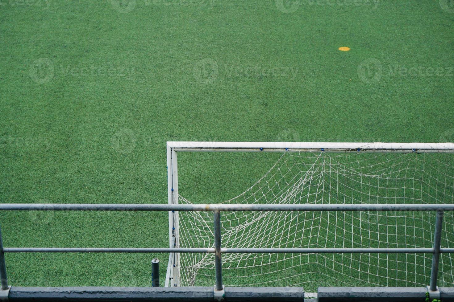 campo de fútbol vacío foto