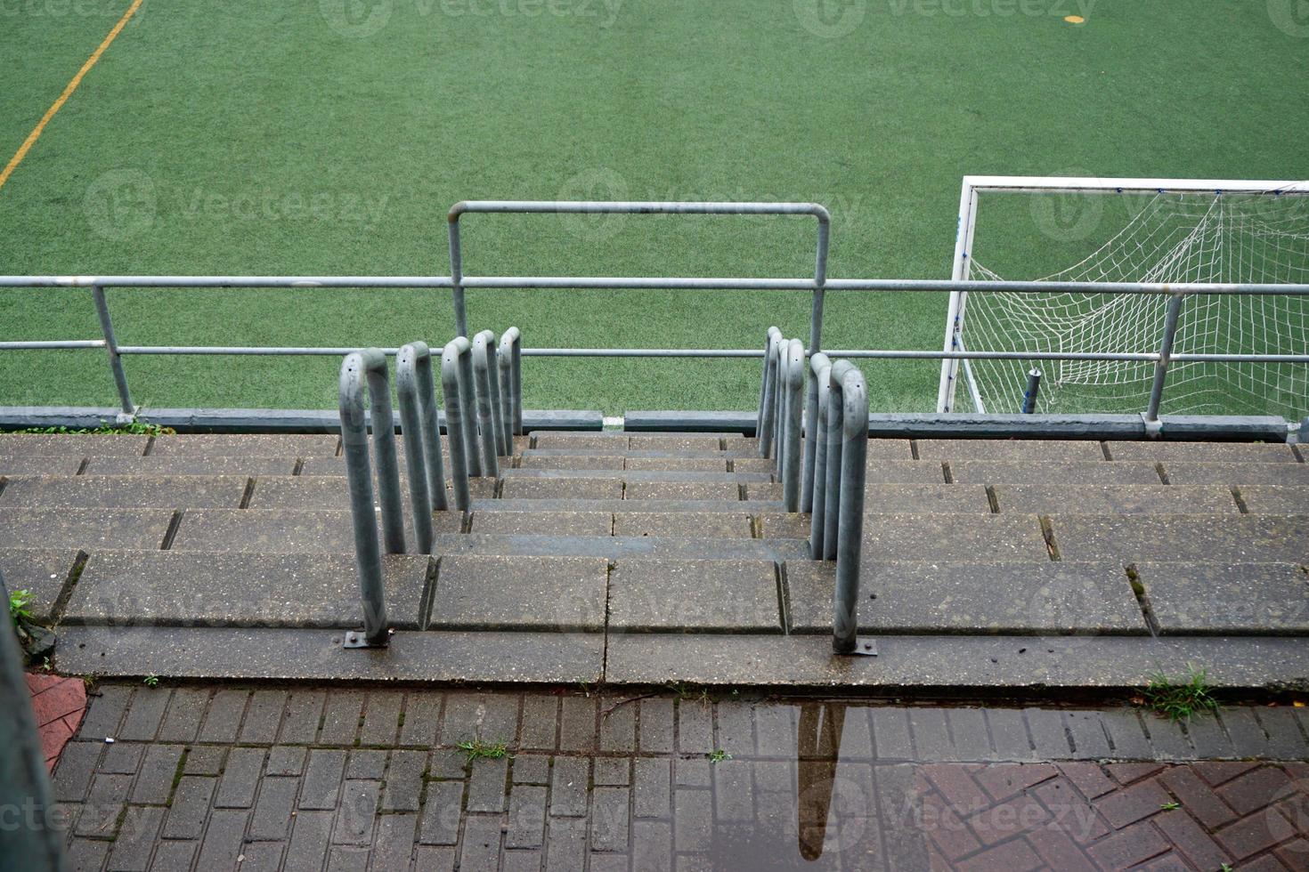 empty soccer field photo