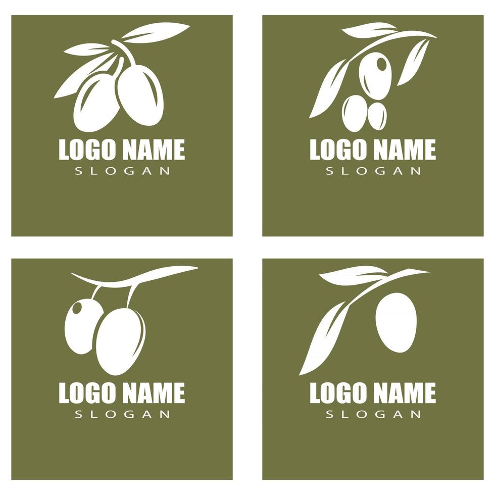 olive icon vector illustration design template