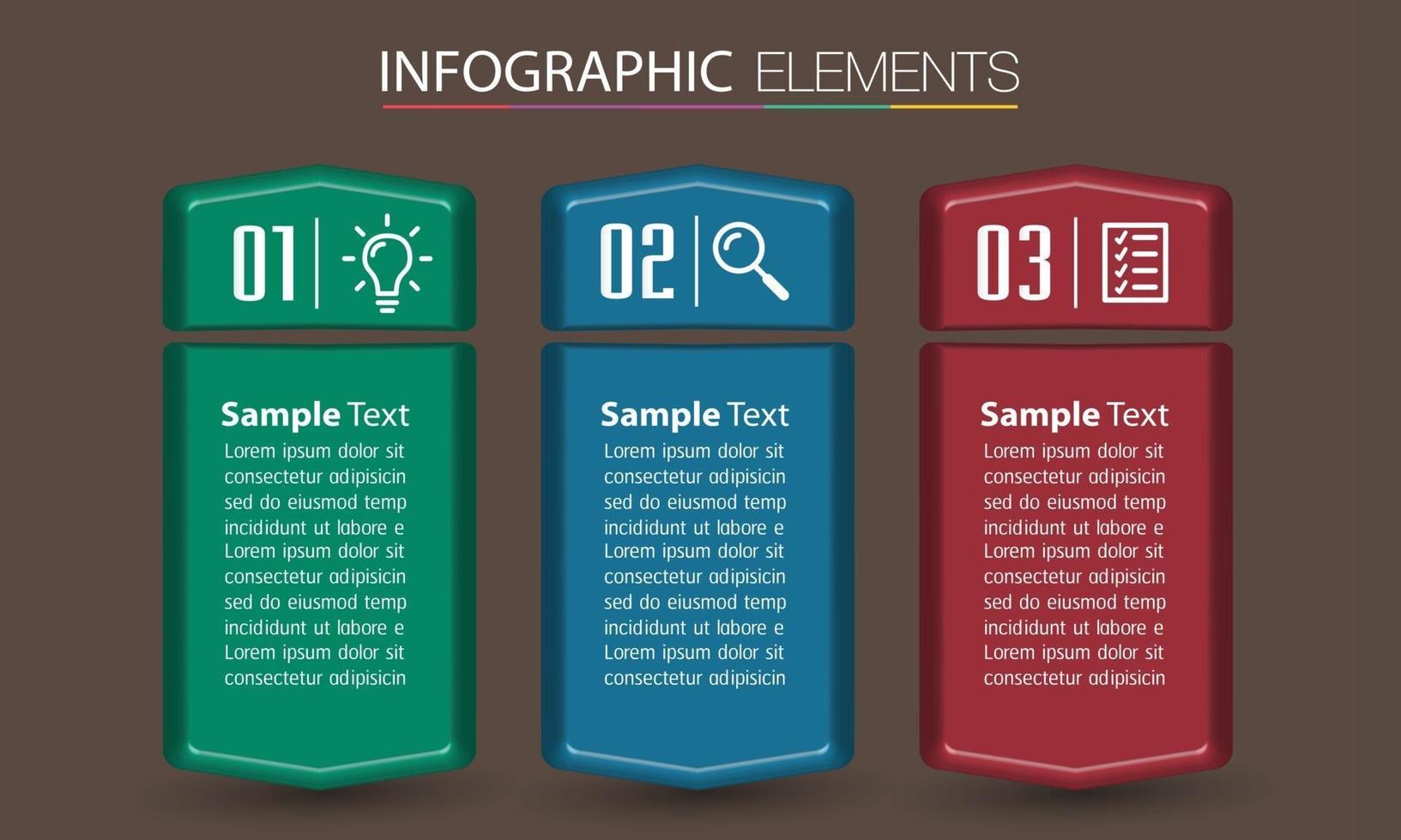 infografía de banner de plantilla de cuadro de texto moderno vector