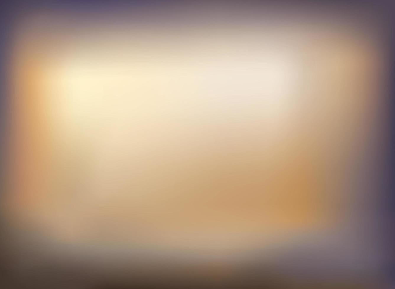 Soft color golden blurred violet gradient background. vector