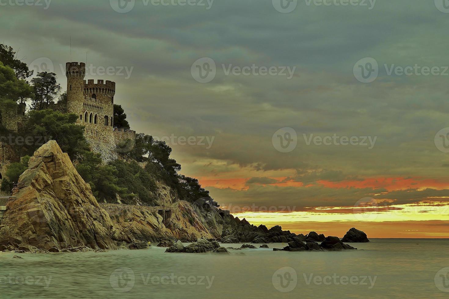 castillo de lloret de mar foto