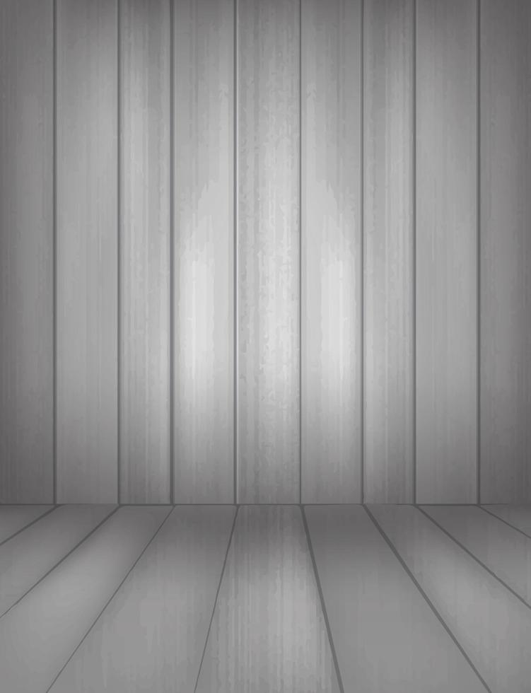 Dark gray wooden wall vector