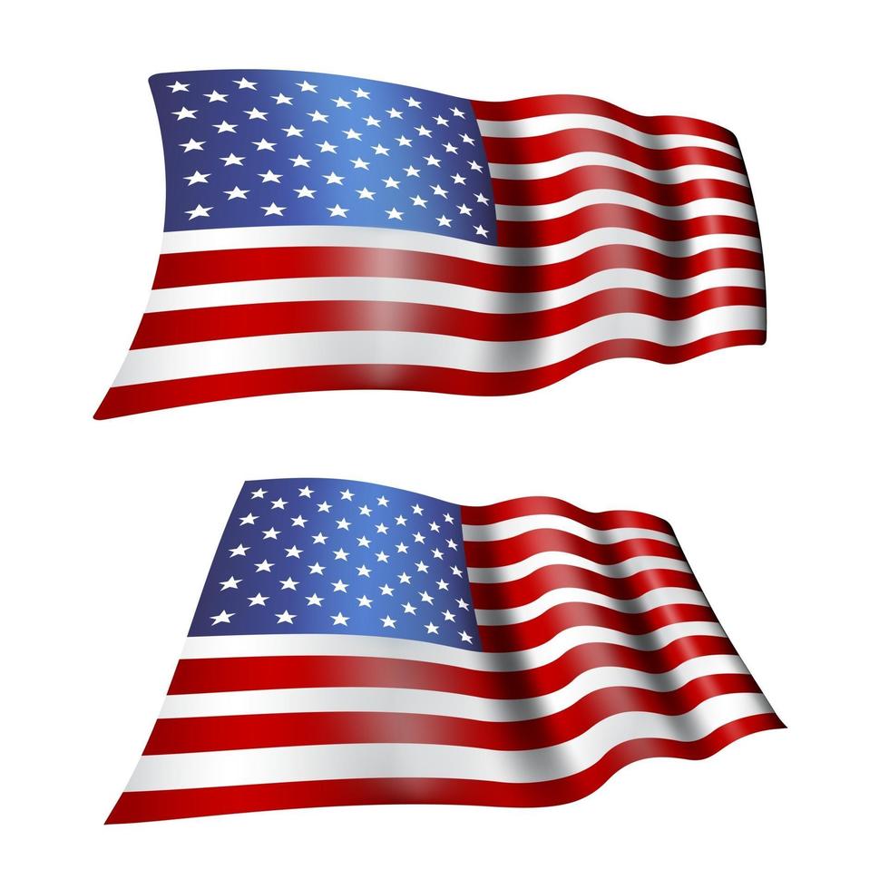 Flag of the United States of America vector