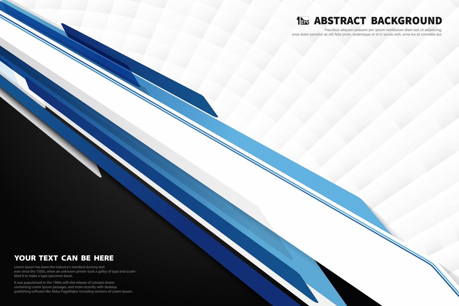 Abstract modern technology of blue and white template design decoration background. vector