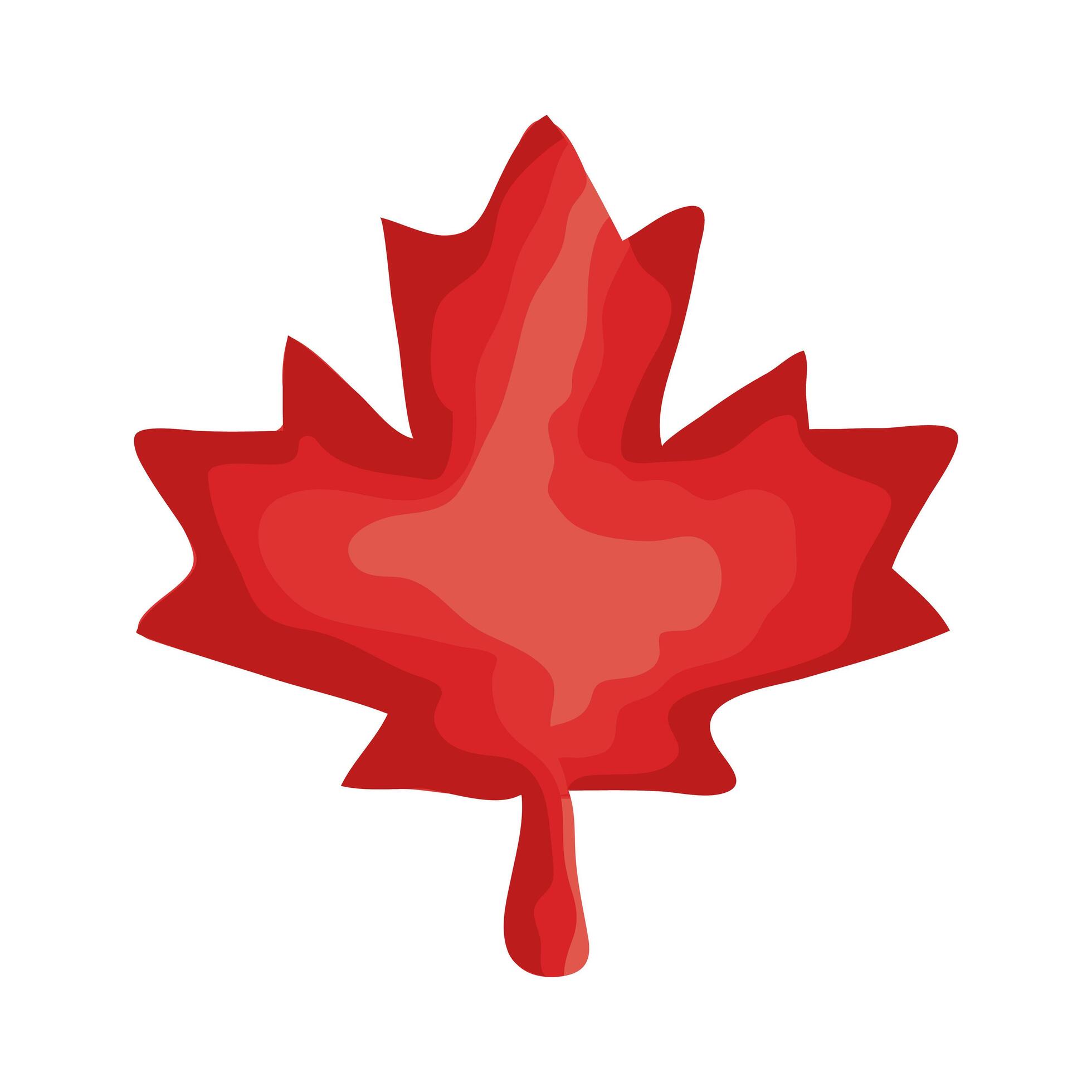 maple leaf canadian flat style 2456951 Vector Art at Vecteezy
