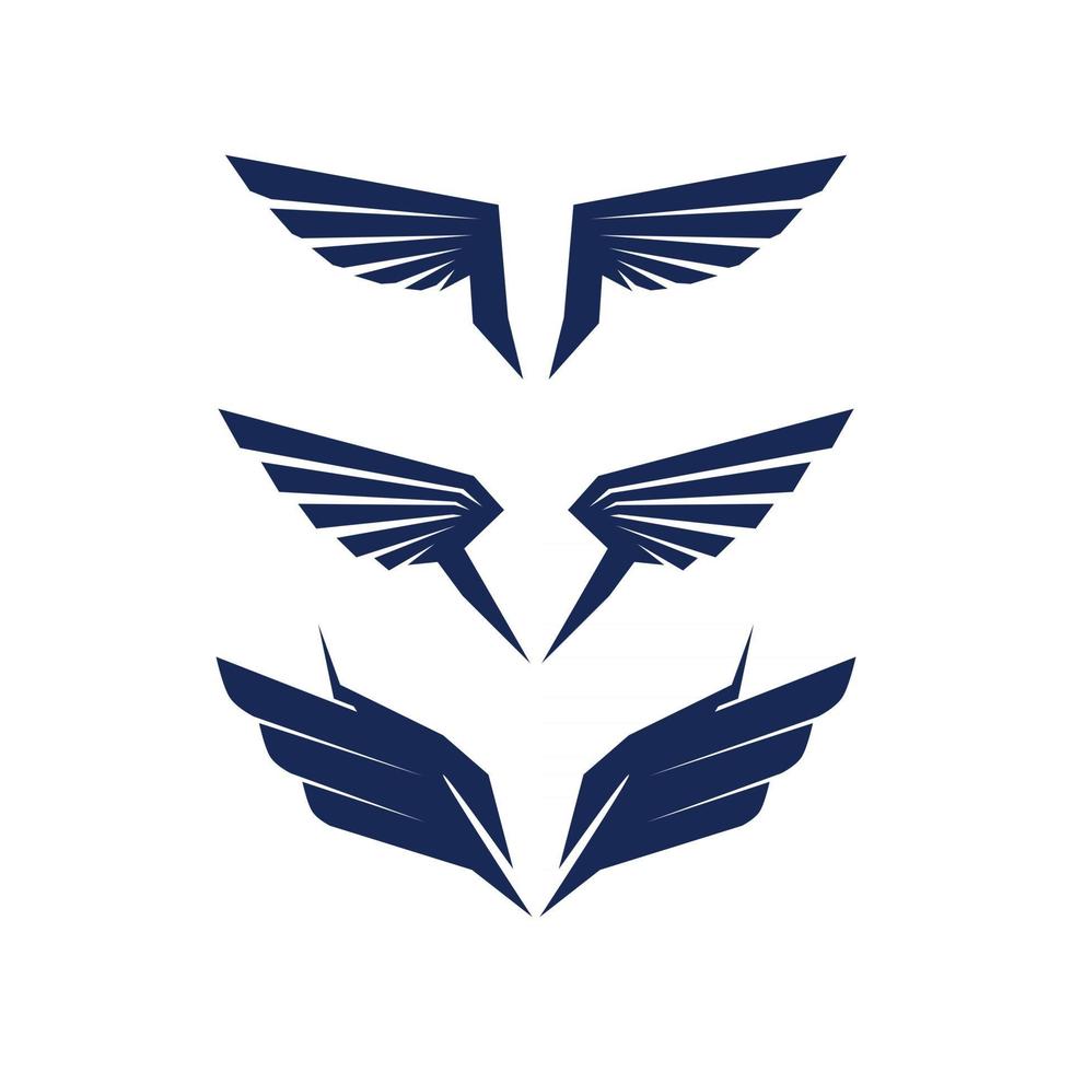 Falcon Wings Logo Template vector icon logo design app