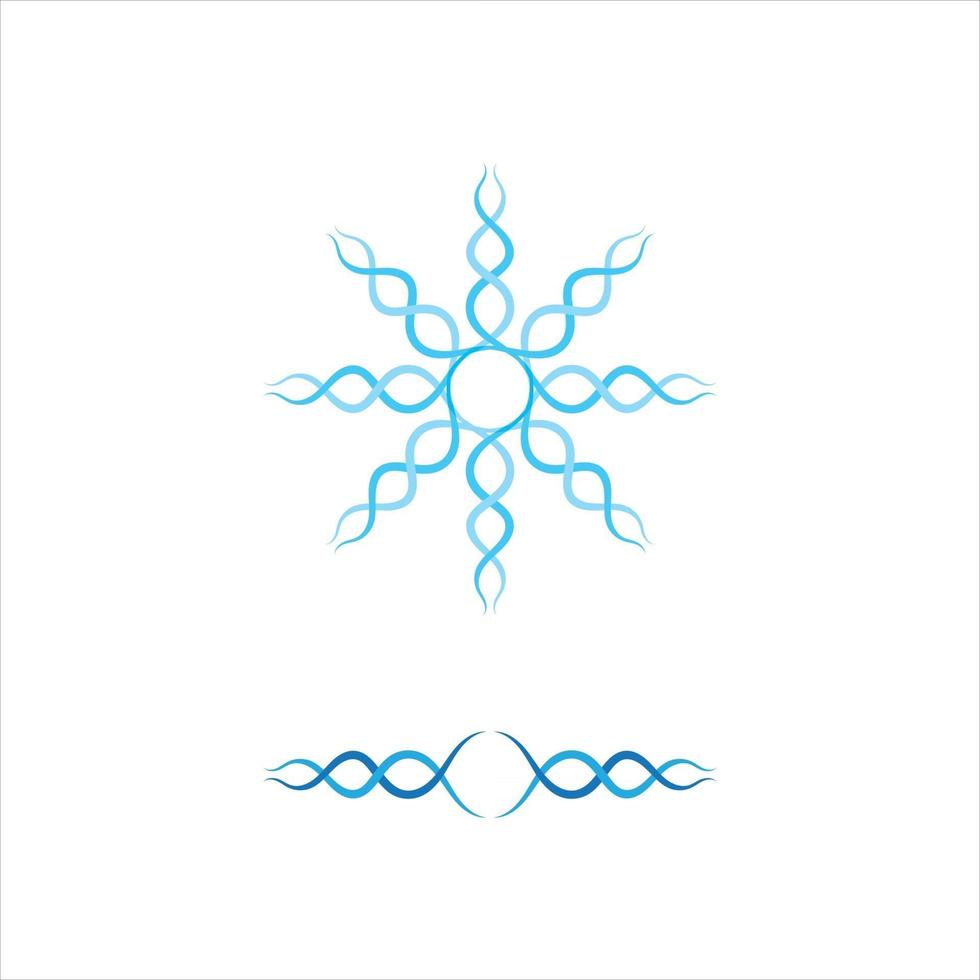 Water drop Logo Template vector wave
