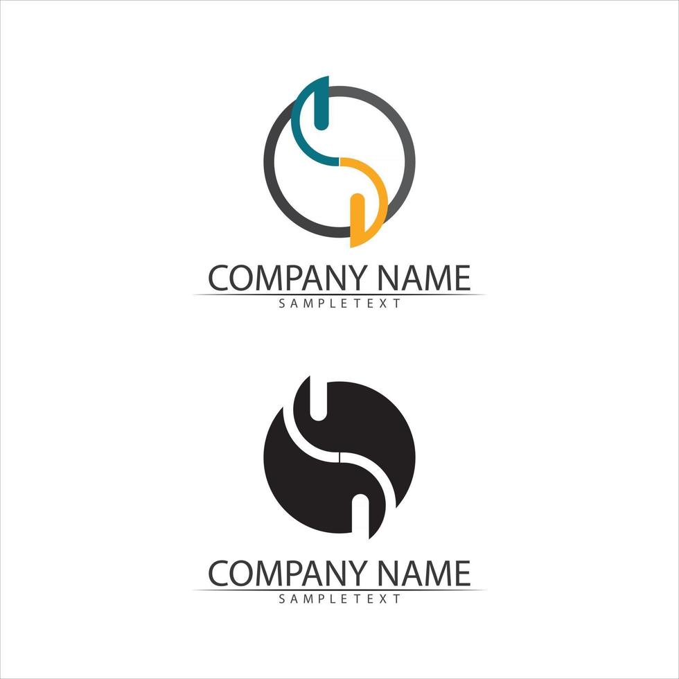 Business corporate S letter logo vector