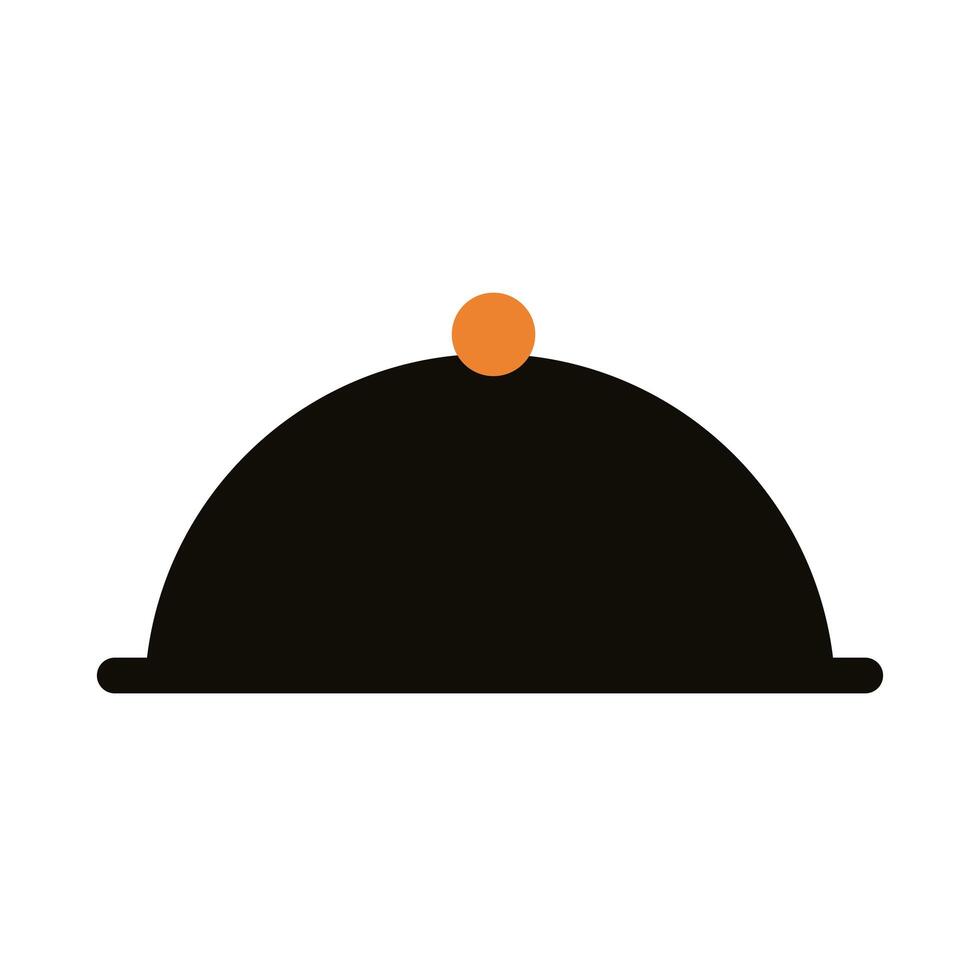 tray server silhouette style icon vector